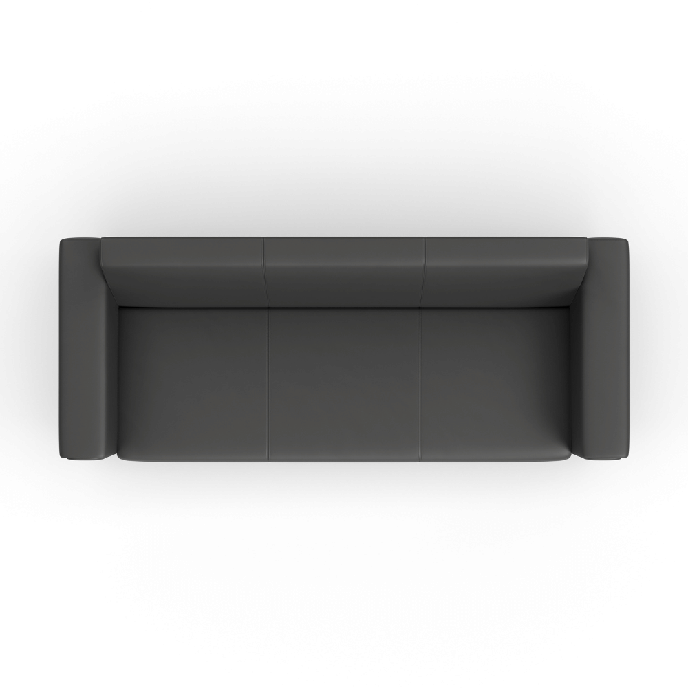 Reign Three Seater Leather Commercial Sofa