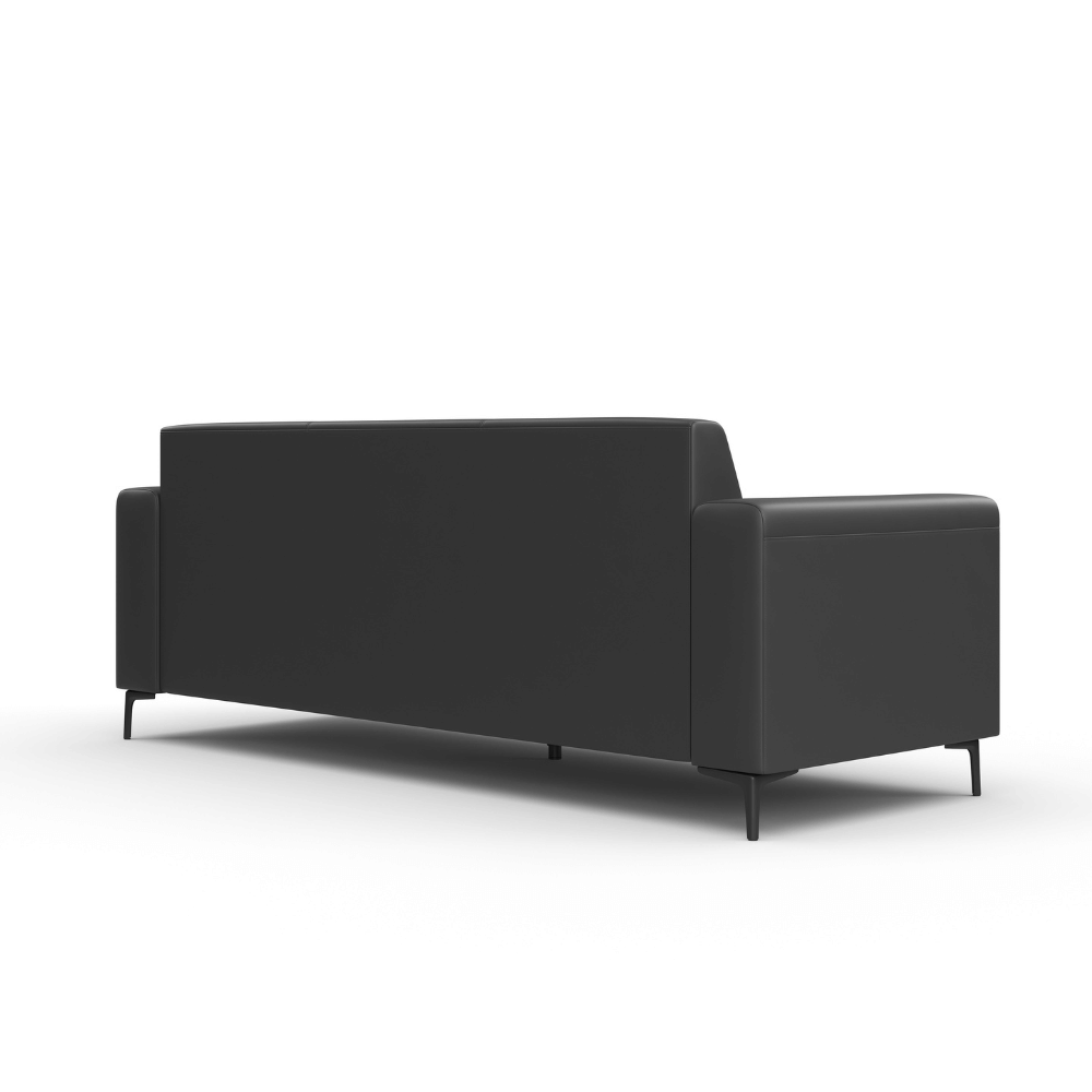 Reign Three Seater Leather Commercial Sofa