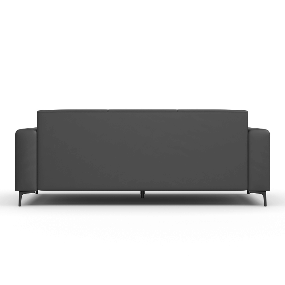 Reign Three Seater Leather Commercial Sofa