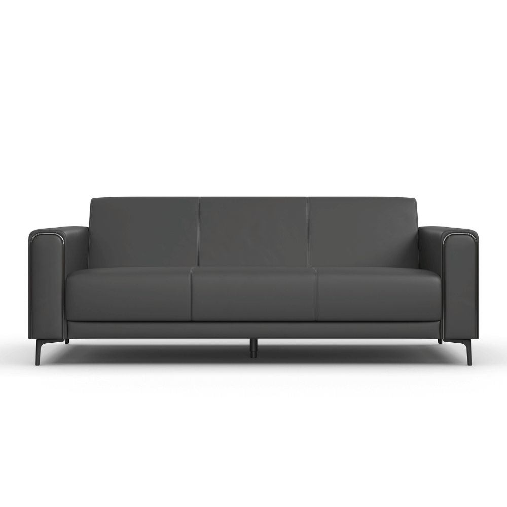 Reign Three Seater Leather Commercial Sofa