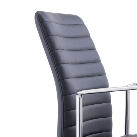 Rover Mid Back Office Leather Conference Meeting Chair