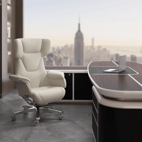 Rowen Premium Genuine Leather Presidential Executive Chair