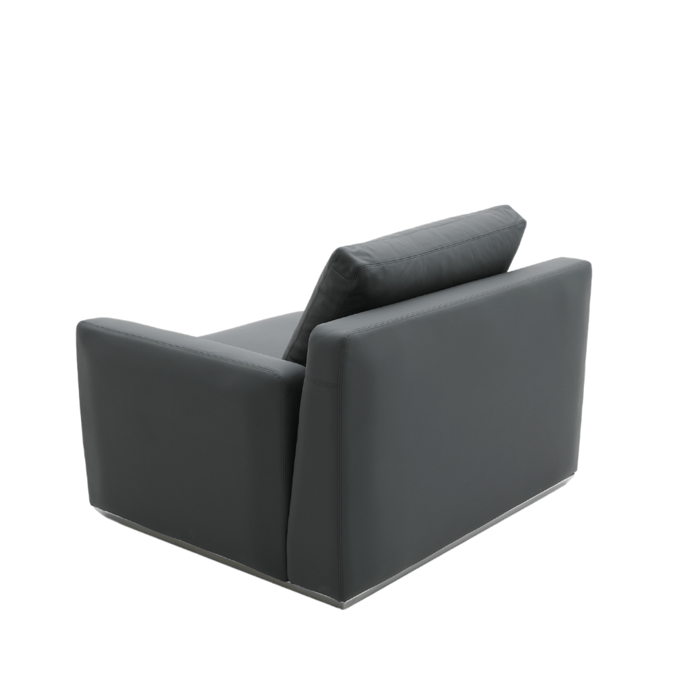 Royal Single Seater Modern Leather Office Commercial Lounge Sofa