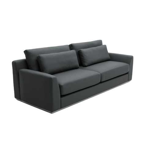 Royal Three Seater Modern Leather Office Commercial Lounge Sofa