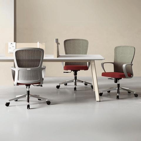 Rhyme-V Mid Back Visitor Meeting Cantilever Office Chair - Gavisco Office Furniture