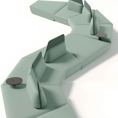 Sail Modern Office Modular Sectional Sofa
