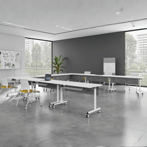 Searle Modular Training Desk Mobile Folding Table