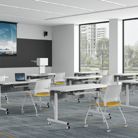 Searle Modular Training Desk Mobile Folding Table