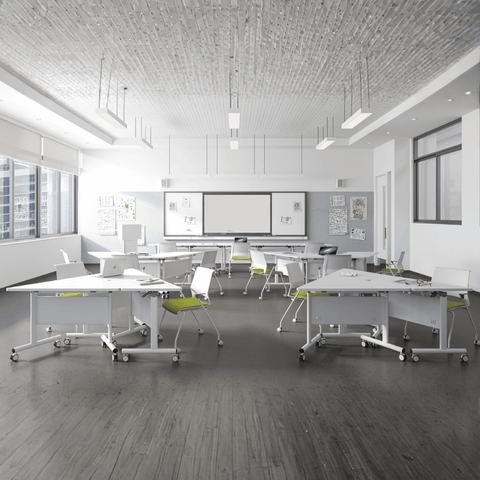 Searle Modular Training Desk Mobile Folding Table