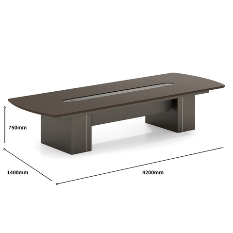 Seraph Modern Office Extra Long Wooden Conference Table