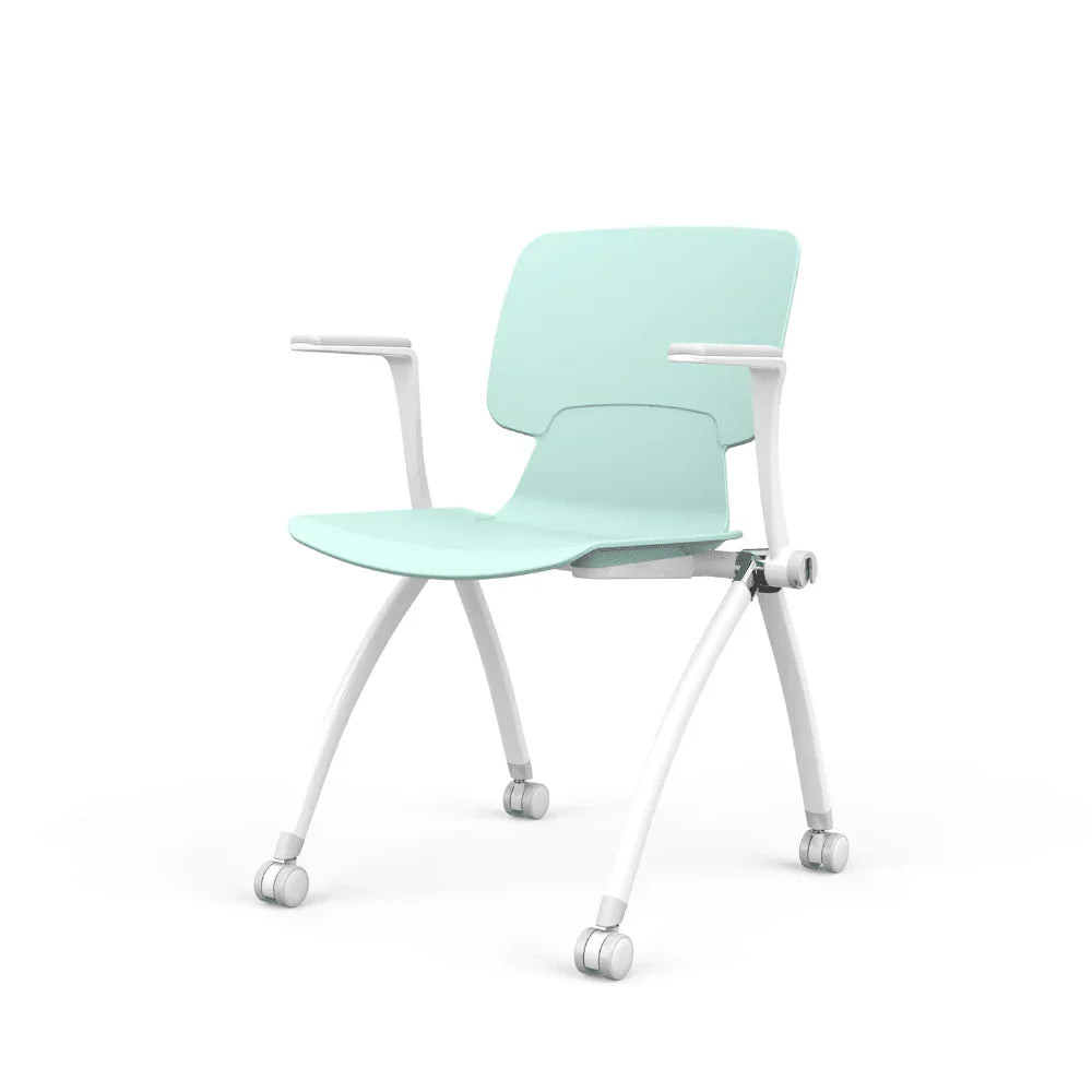 Stackable Training Chair Seti-B Stackable Training Chair With Wheels and Armrest – Gavisco ...