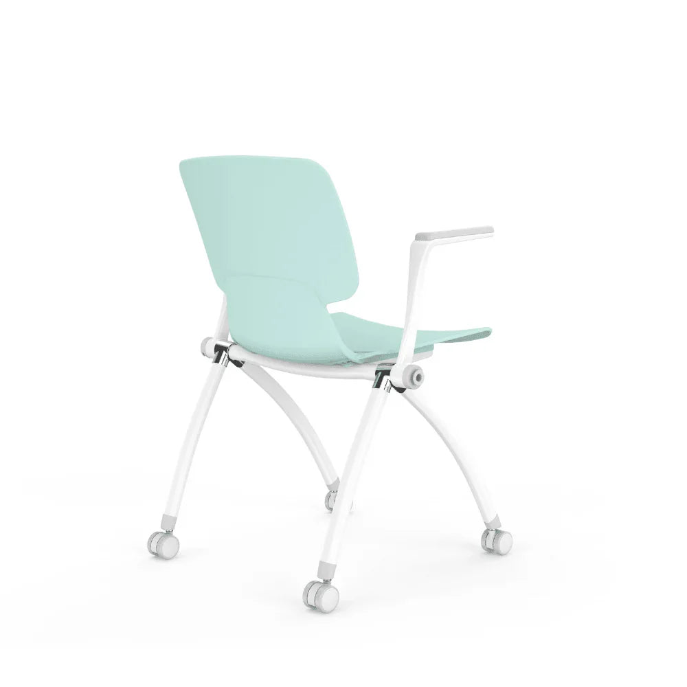 Seti-B Stackable Training Chair With Wheels and Armrest – Gavisco ...