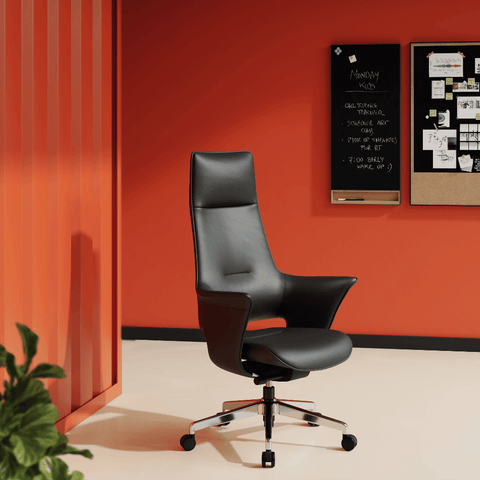 Silk-M Mid Back Office Leather Executive Chair