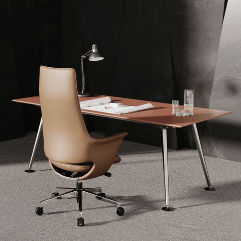 Silk-M Mid Back Office Leather Executive Chair