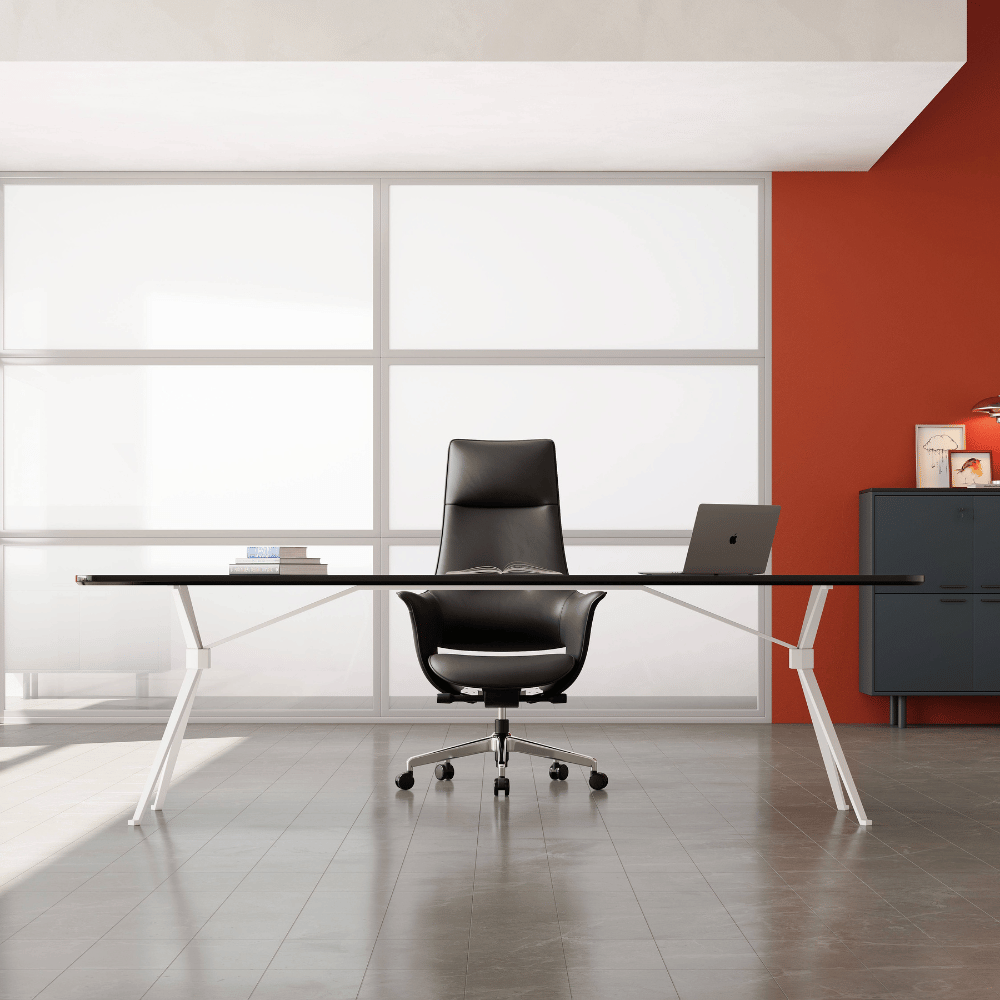 Silk-M Mid Back Office Leather Executive Chair