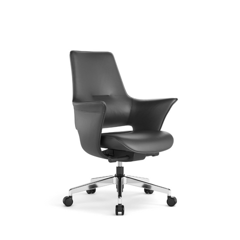 Silk-M Mid Back Office Leather Executive Chair