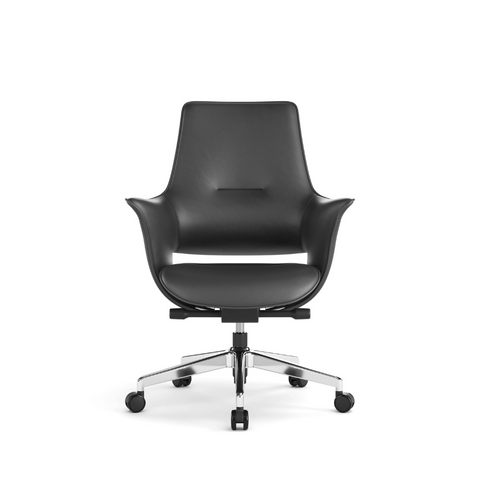 Silk-M Mid Back Office Leather Executive Chair