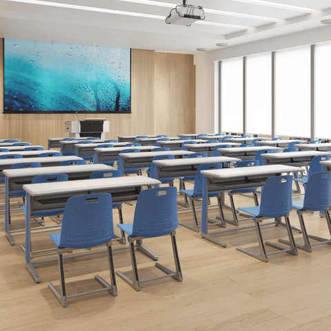 Sketch-B Modern Metal Student Desk