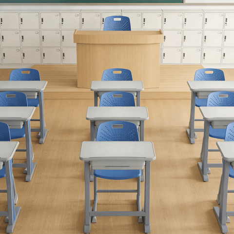 Sketch-C Modern Metal Student Desk