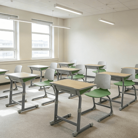 Sketch-D Modern Metal Student Desk