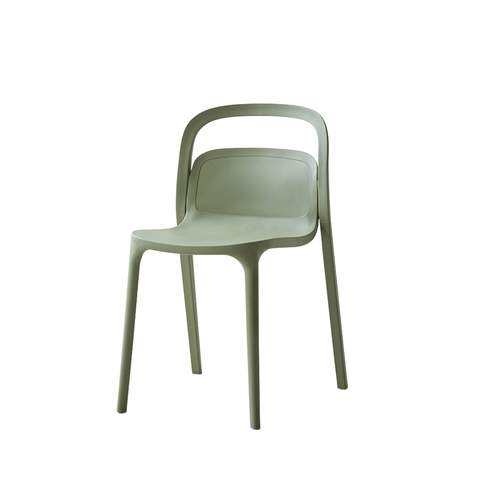 Smith-B Hollowed Backrest Stackable Plastic Chair