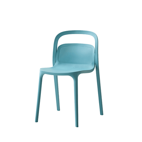 Smith-B Hollowed Backrest Stackable Plastic Chair