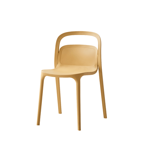Smith-B Hollowed Backrest Stackable Plastic Chair