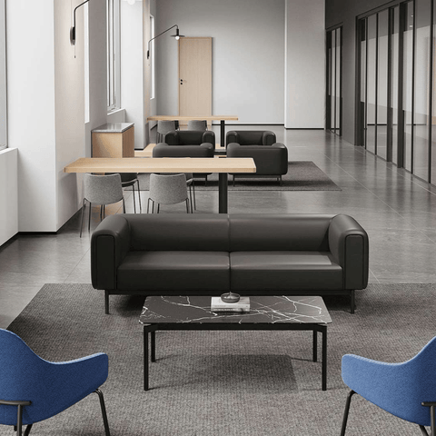 Snowcap Three Seater Office Lounge Sofa