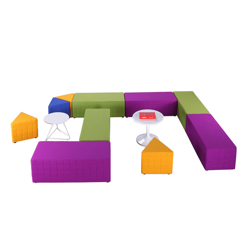 Snuggle Sectional Modular Lounge Sofa Pouf