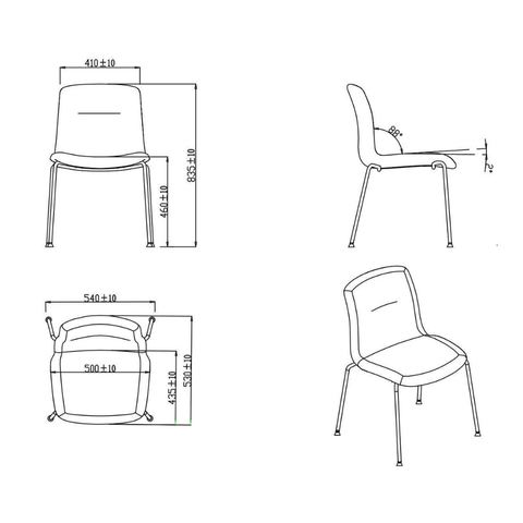 Sophia-B 時尚布藝椅子