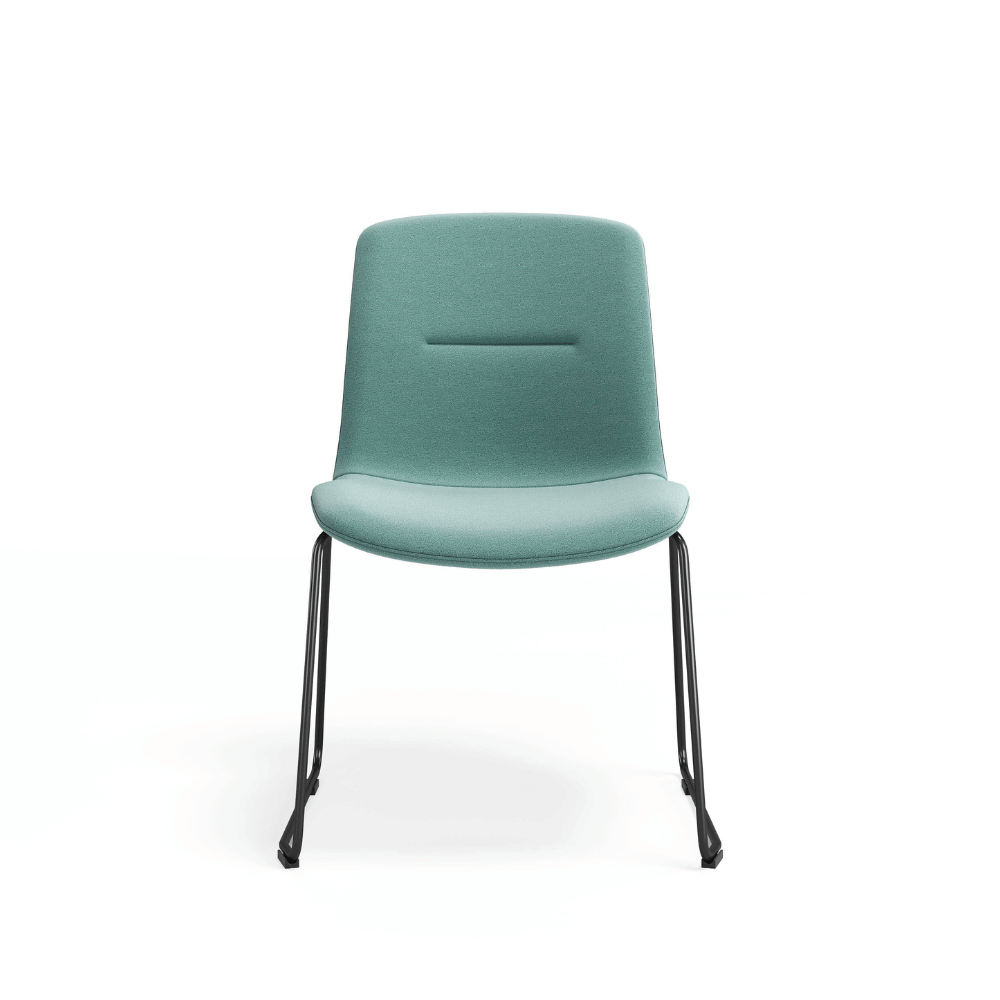 Sophia-C 時尚布藝雪橇腳椅子