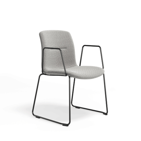 Sophia-C 時尚布藝雪橇腳椅子