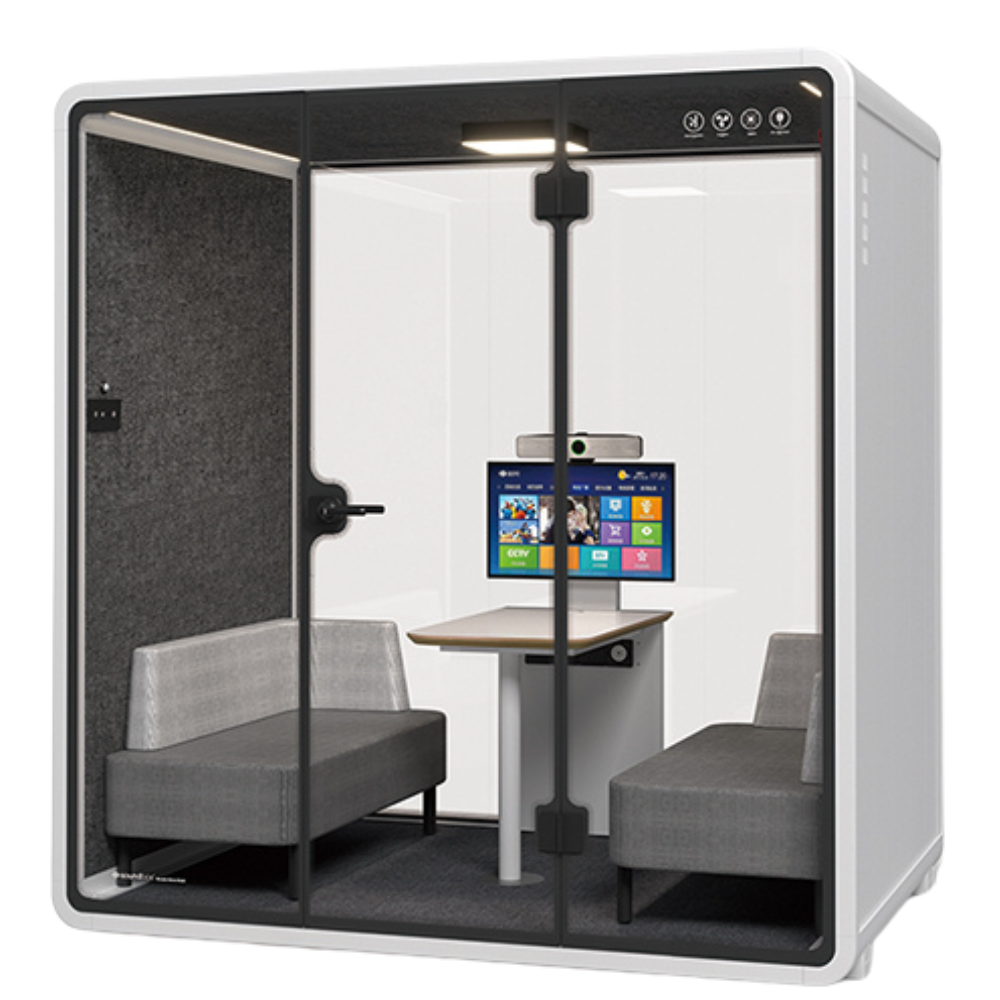 Soundbox SR-XL Movable Office Silence Pod Phone Booth for 6-Person - Gavisco Premium Office Furniture