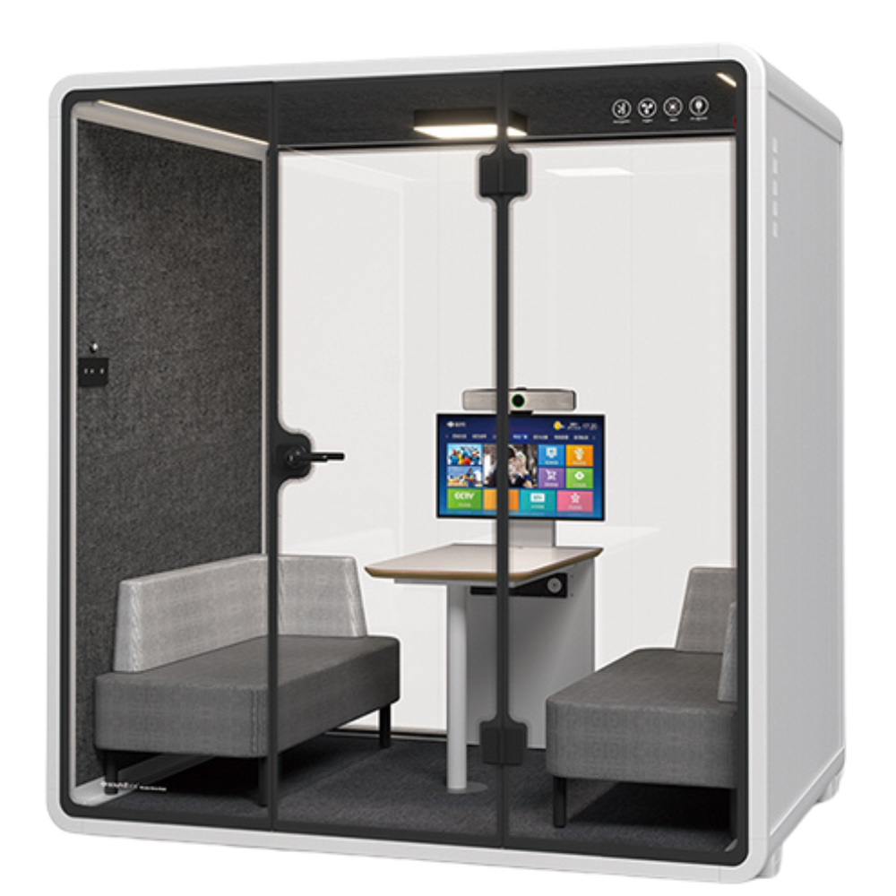 Soundbox SR-XL Movable Office Silence Pod Phone Booth for 6-Person - Gavisco Office Furniture