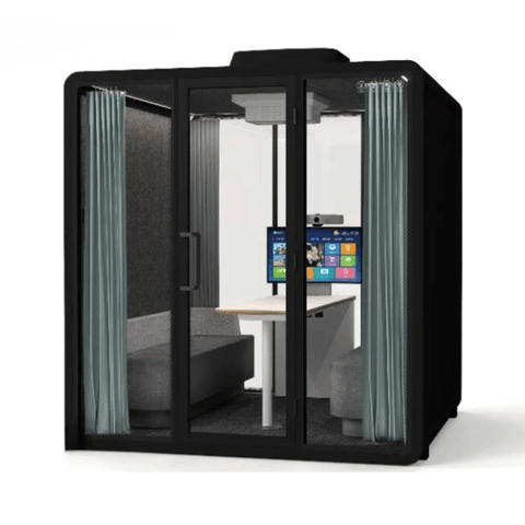 Soundbox Outdoor-XL Weatherproof Office Silence Pod Phone Booth for 6-Person - Gavisco Office Furniture