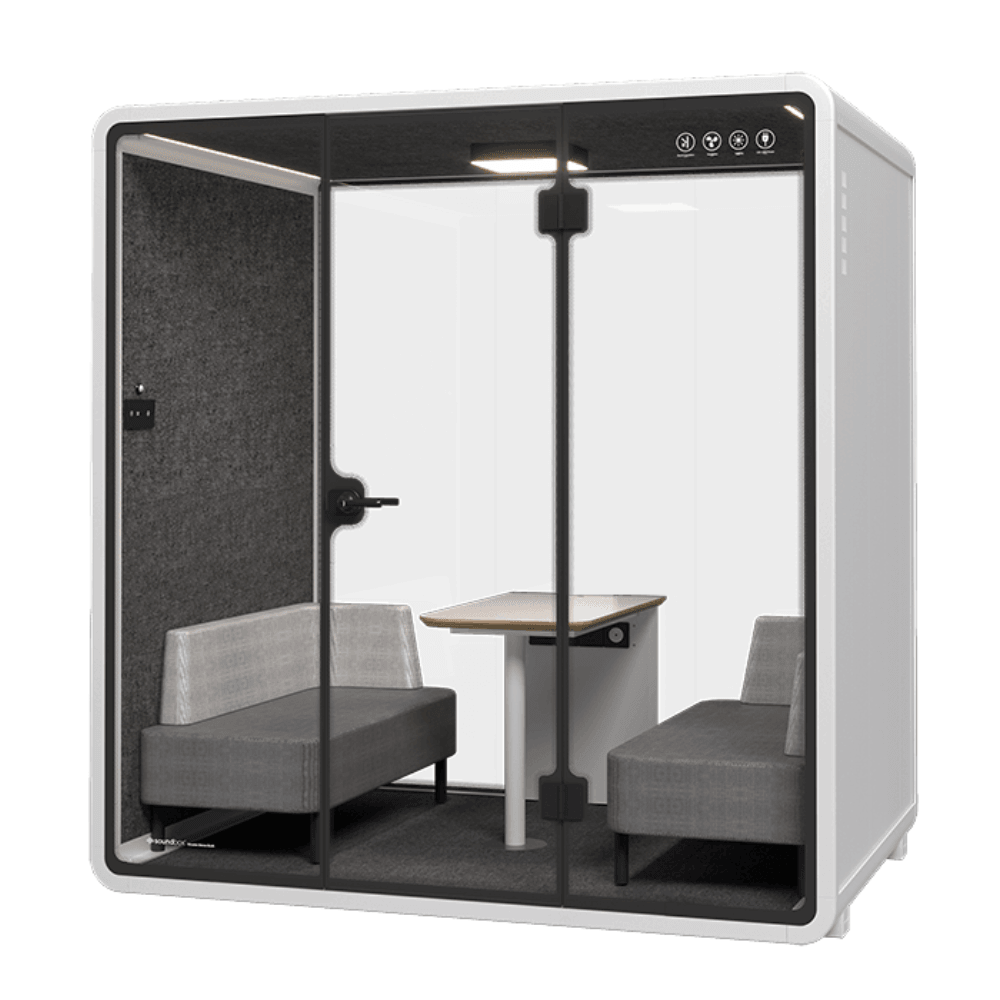 Soundbox SR-L Movable Office Silence Pod Phone Booth for 4-Person - Gavisco Office Furniture