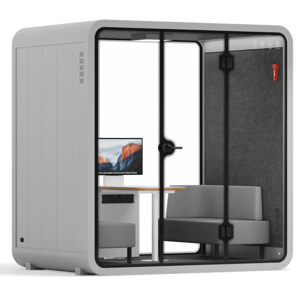 Soundbox SR-L Movable Office Silence Pod Phone Booth for 4-Person - Gavisco Office Furniture