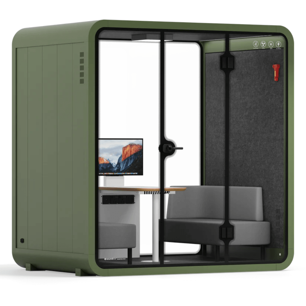 Soundbox SR-L Movable Office Silence Pod Phone Booth for 4-Person - Gavisco Office Furniture