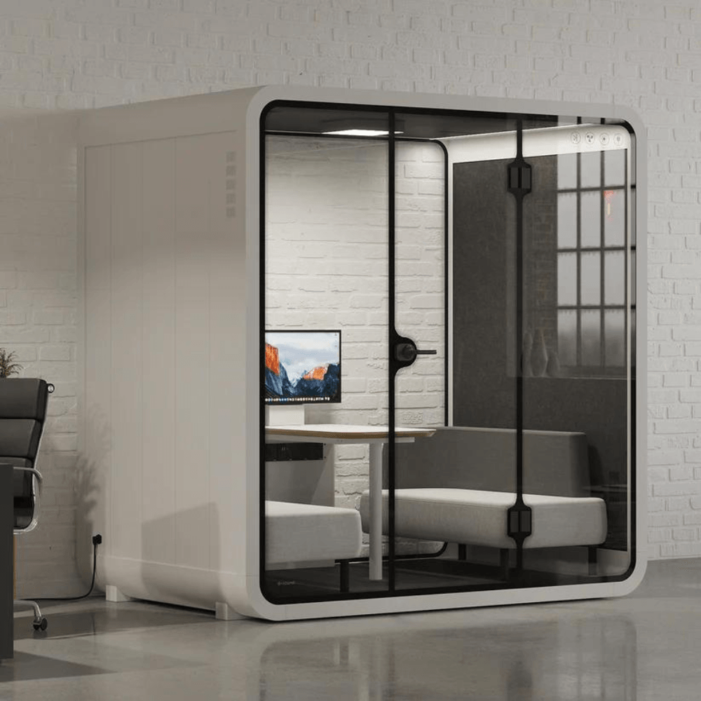 Soundbox SR-L Movable Office Silence Pod Phone Booth for 4-Person - Gavisco Office Furniture