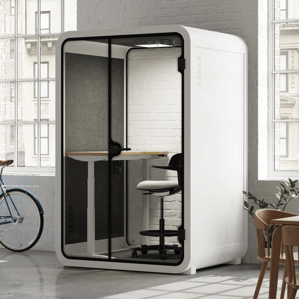 Moveable Booth Pos Soundbox SR-M Movable Office Silence Pod Phone Booth for 2-Person ...