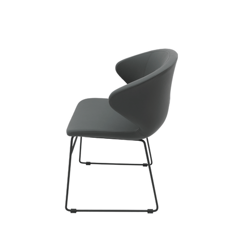 Span-B Modern Sled Base Dining Room Side Chair