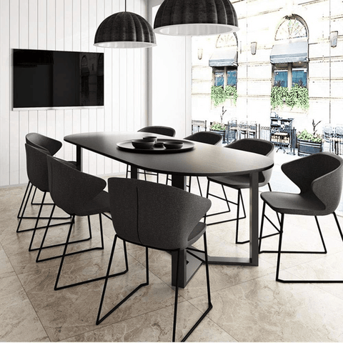 Span-B Modern Sled Base Dining Room Side Chair