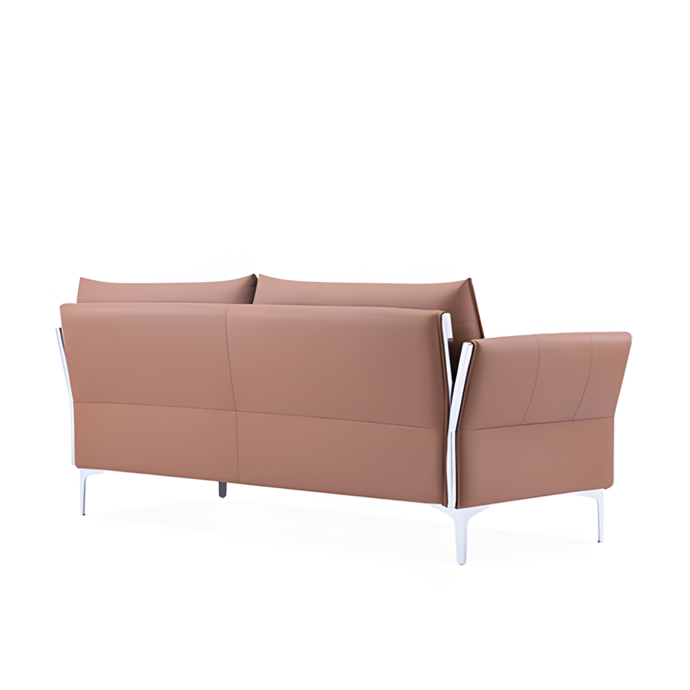 Spider-Ivy Three Seater Modern Leather Office Lounge Sofa - Gavisco Premium Office Furniture