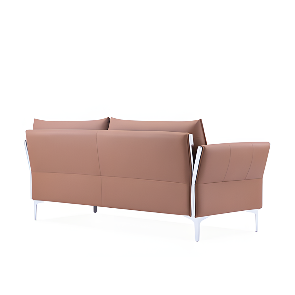 Spider-Ivy Three Seater Modern Leather Office Lounge Sofa - Gavisco Office Furniture