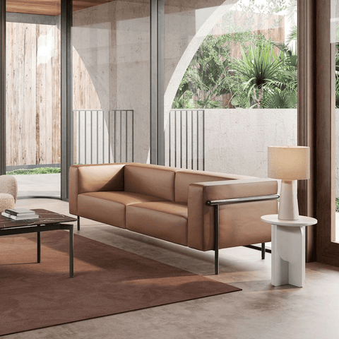 Square Three Seater Cubic Lounge Sofa