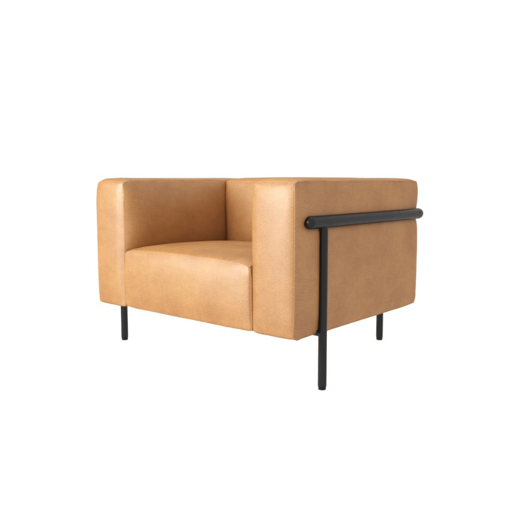 Square Single Seater Cubic Lounge Sofa