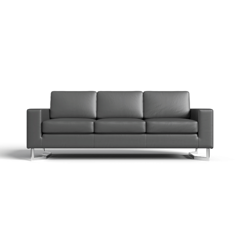 Square Three Seater Commercial Office Lounge Sofa
