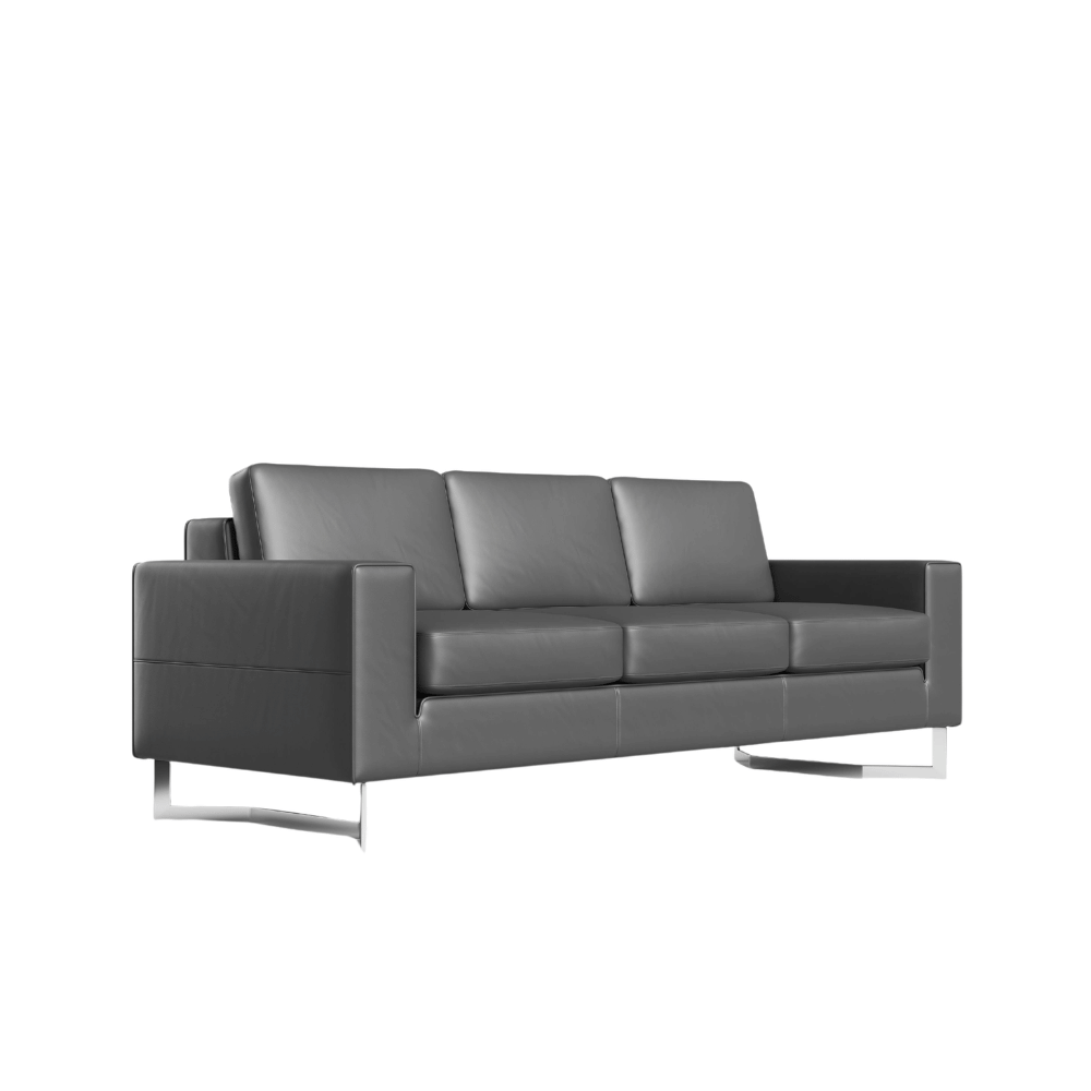 Square Three Seater Commercial Office Lounge Sofa