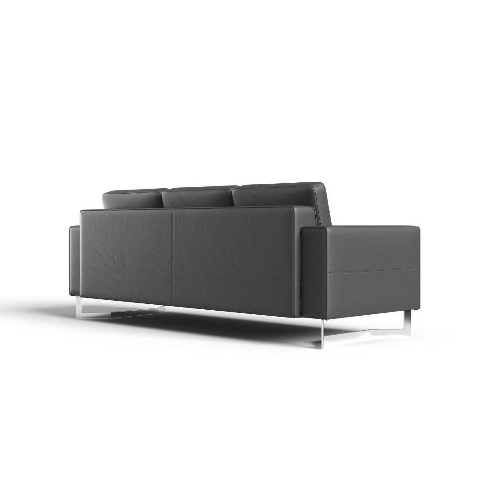 Square Three Seater Commercial Office Lounge Sofa