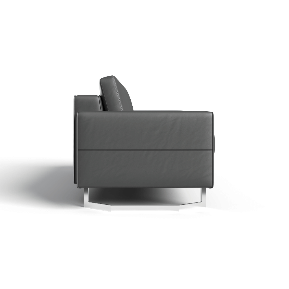 Square Three Seater Commercial Office Lounge Sofa